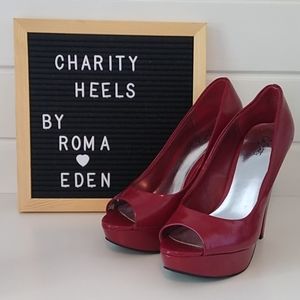 City Streets red heels 8.5